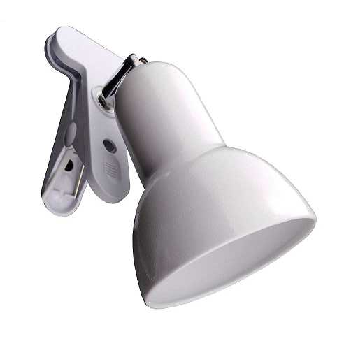 Clamp Light,360 Rotation Clip on Lamp,Clamp on Desk/Table/Bunk Bed/Cupboard AT-7001