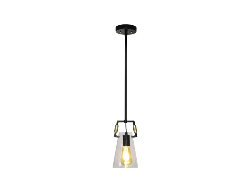 UL Glass Pendant Light Adjustable Height ORB Hanging Light AP-3002-01