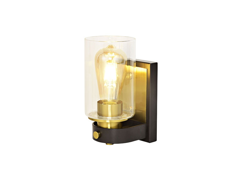 UL listed Single wall sconce ORB finishing clear glass E26 /E27AW-3001-01